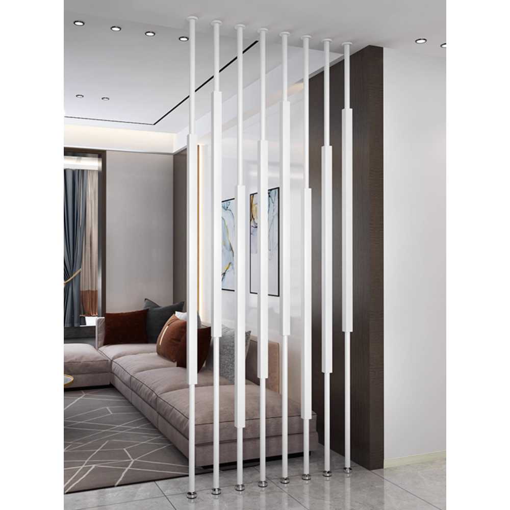 간살 기둥 파티션 공간 분리 인테리어 칸막이 구조물 골드  251-280cm (6개) - 상세 이미지 3
