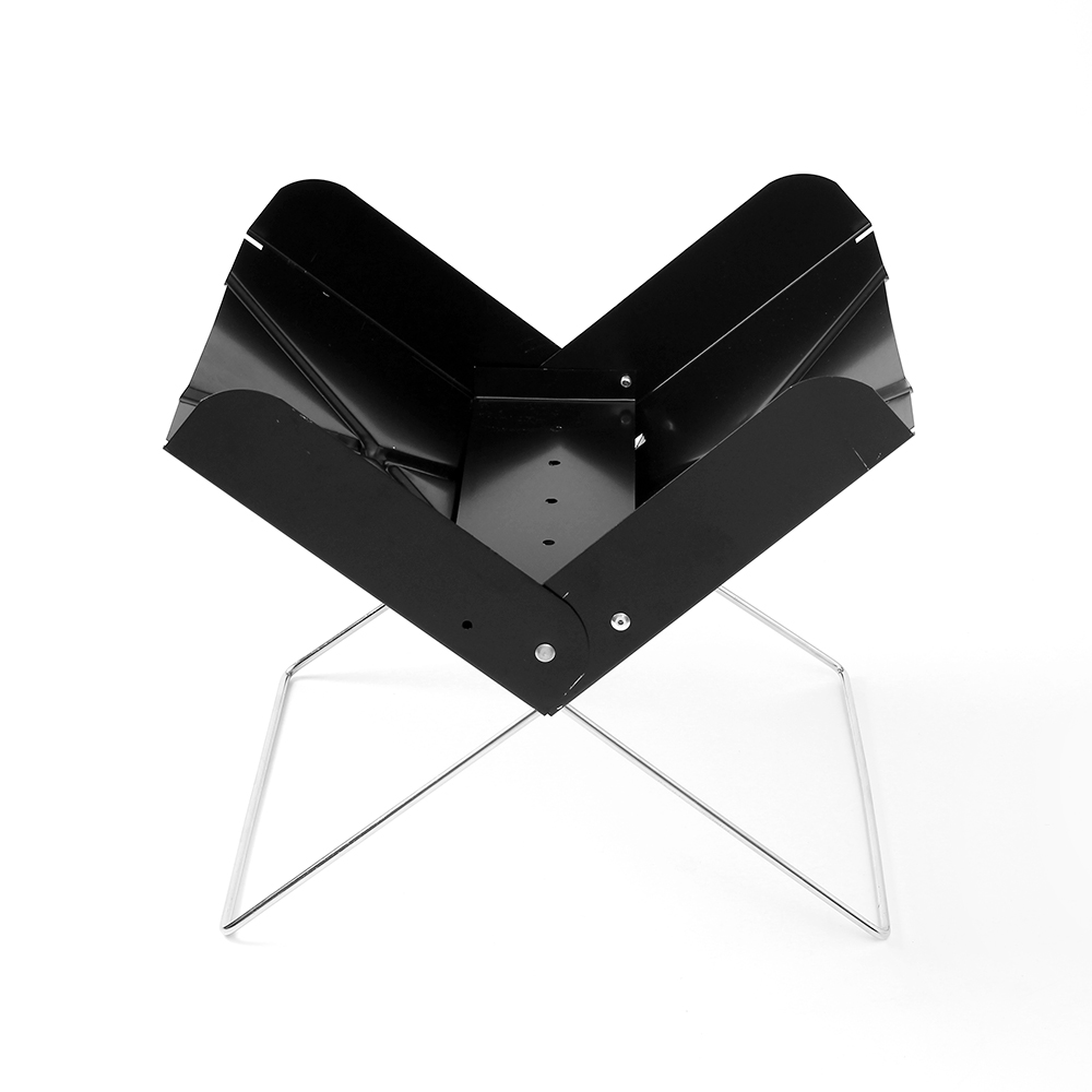 불멍화로대 모던캠핑 숯불 접이식 화로대 X자 바베큐 그릴 장작화로대