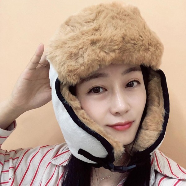 방한모자 귀달이 연그레이 군밤모자 윈터즈 겨울모자 귀다리모자 귀덮개모자 여자겨울모자 방한모 - 상품 이미지