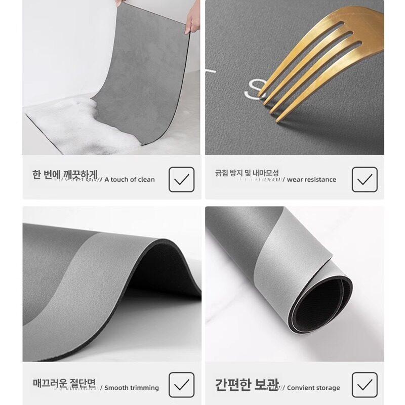 실리카드 롤러 세탁기 커버 방수 방진 방오 워터 리듬 60 x 60cm 냉장고 방수및자외선차단 - 상세 이미지 5
