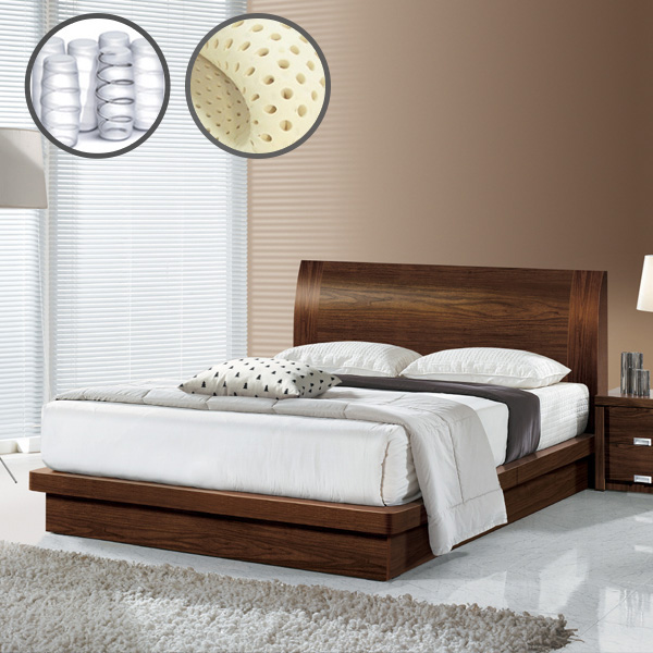 장인가구 네오 평상형 기본 부부 안방 퀸 침대 프레임 Q 라텍폼스독립