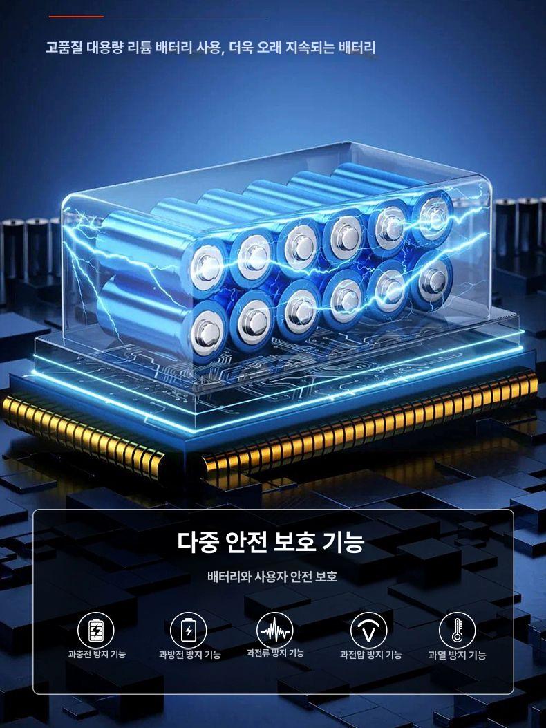 전동 왕복톱 컷쏘 충전식 전지톱 벌목 목공 가지치기 절단 공구 - 상세 이미지 5