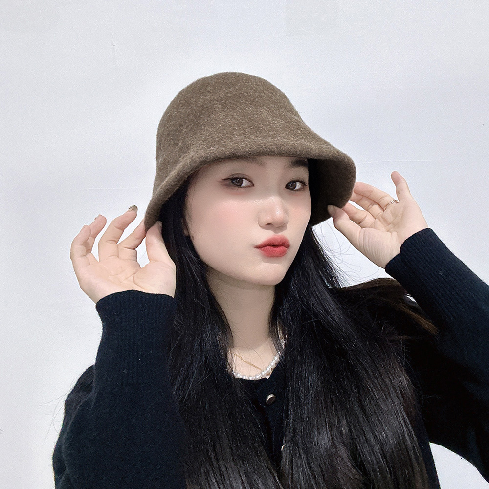 디아나 울 버킷햇(브라운) 벙거지 DT1357667 - 상품 이미지