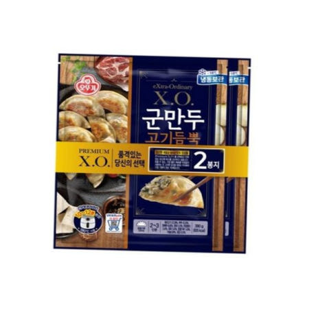 만두 (냉동)오뚜기 XO군만두고기듬뿍(390gX2)
