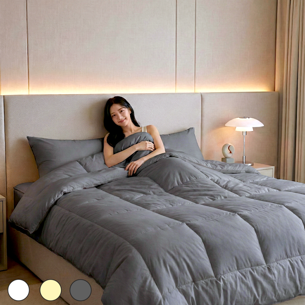 호텔 순면 60수 차렵이불 사계절 간절기 봄 이불 구름 먼지없는 침구 SS