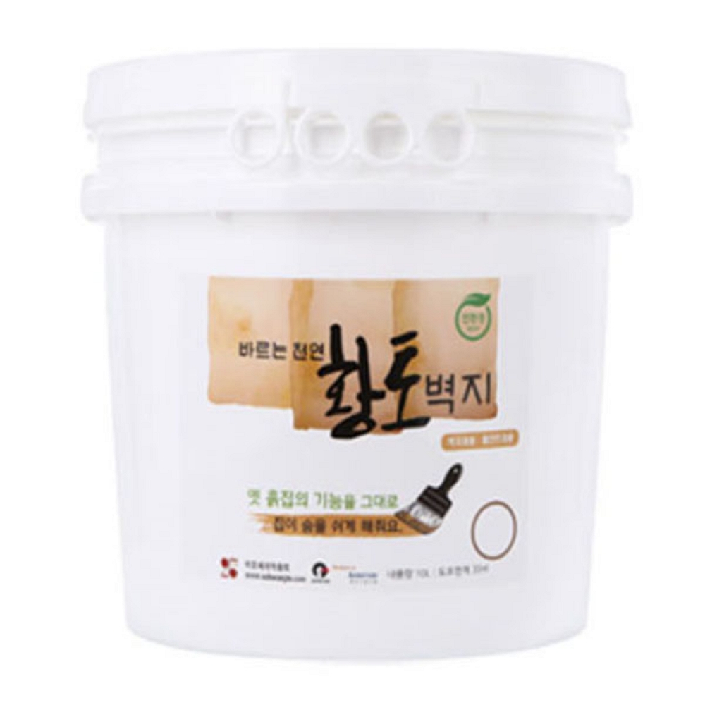 이오세라믹황토 바르는 천연 황토벽지 10L 10색상 - 상품 이미지