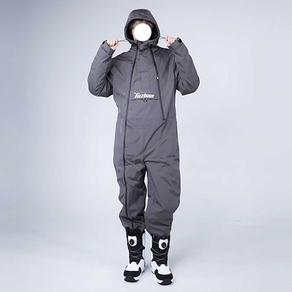 방한 작업복 배달 라이더용 겨울 보온 방풍 방수 점퍼 남성 그레이(L-3XL) - 상품 이미지