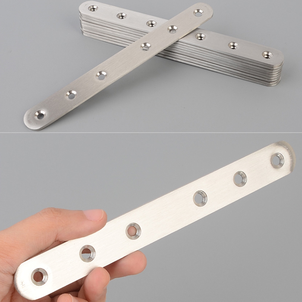 평철 175 mm 10 개 일자 형평철 연결 보강용 브라켓 파우치 화장품 다용도 속옷