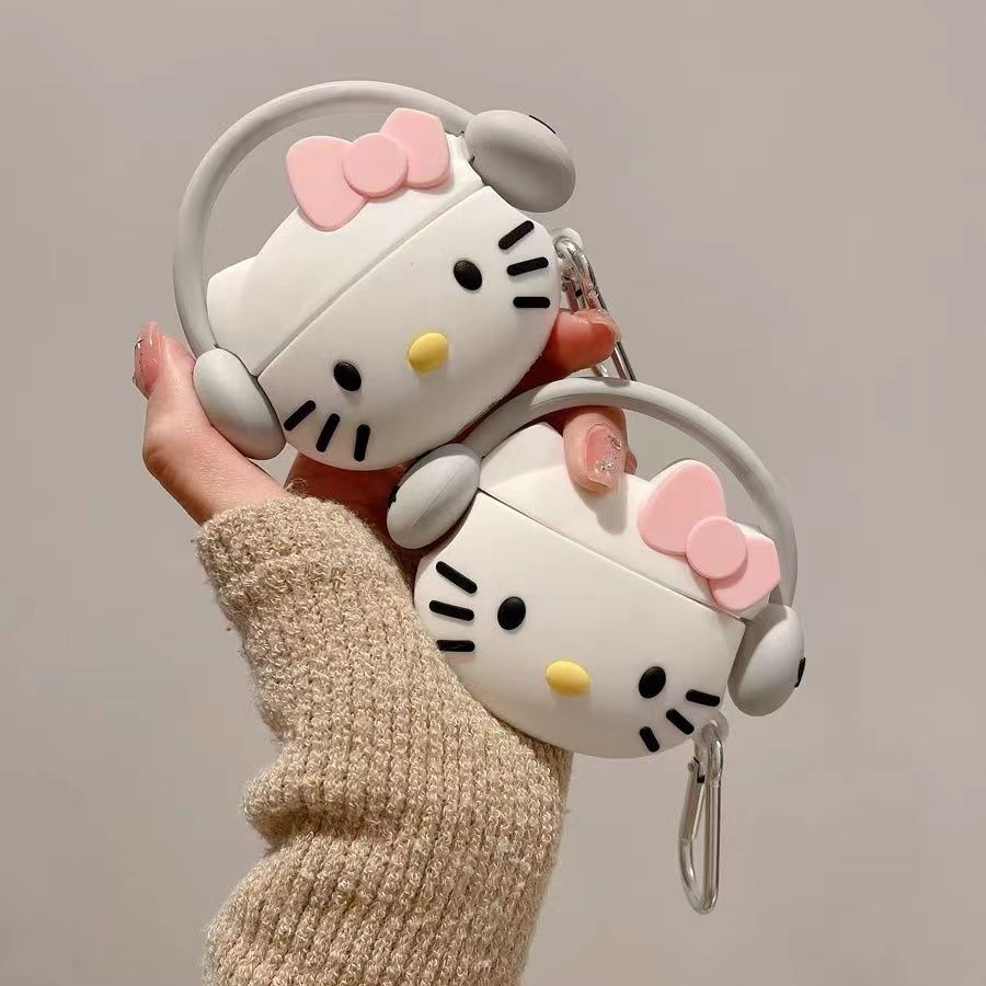 에어팟 실리콘 케이스 1 2세대 프로 4세대 보호 커버 애플 이어폰 액세서리 AirPods Pro 3 2025년 KT 고양이 클립 포함 - 상세 이미지 2