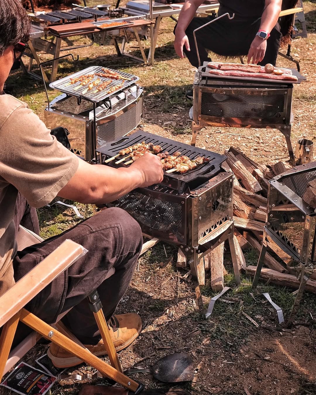 [야키토리 토리야] 닭꼬치 염통 파닭 츠쿠네 모듬 캠핑음식 요리 숯불 구이 메뉴