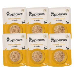어플라우즈 고양이 습식 파우치 닭가슴살 수프, 70g, 6개 솔직 후기 | 실제 사용자 리뷰 총정리 - 상품 이미지 1