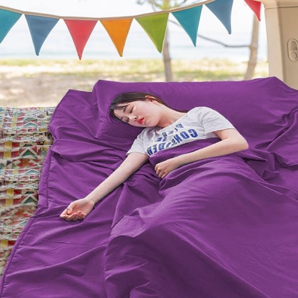 여행용 차박침낭 침낭라이너 캠핑 210x160cm - 상품 이미지