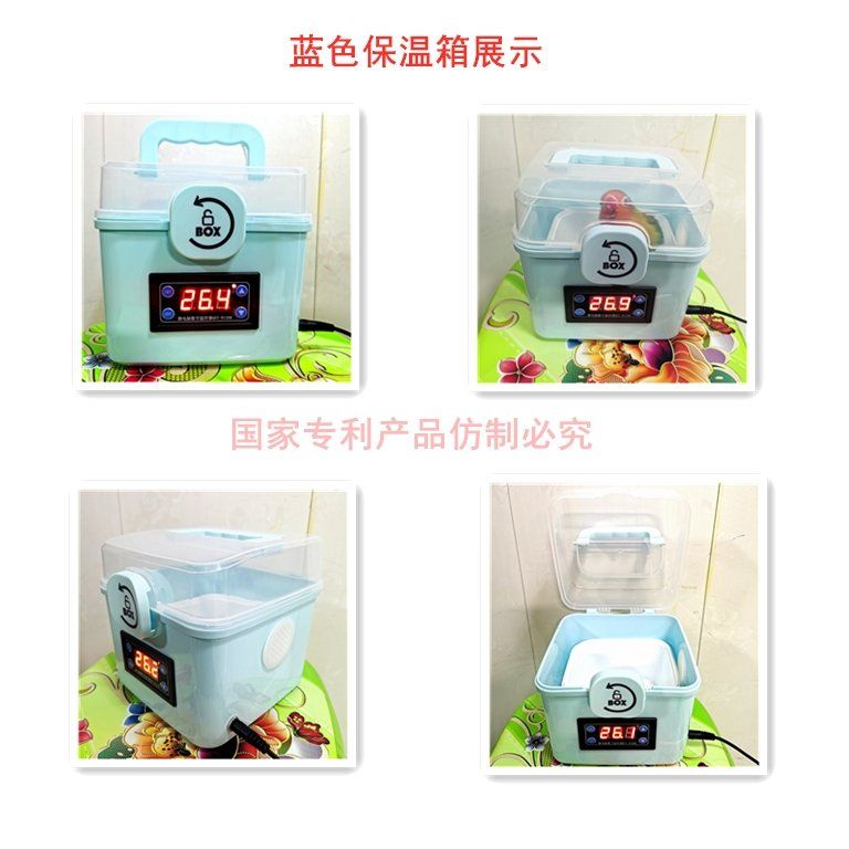파충류 부화기 도마뱀 인큐베이터 휴대용 부화상자 사육장 뱀 거북이 알 온도조절 자동 - 상세 이미지 3