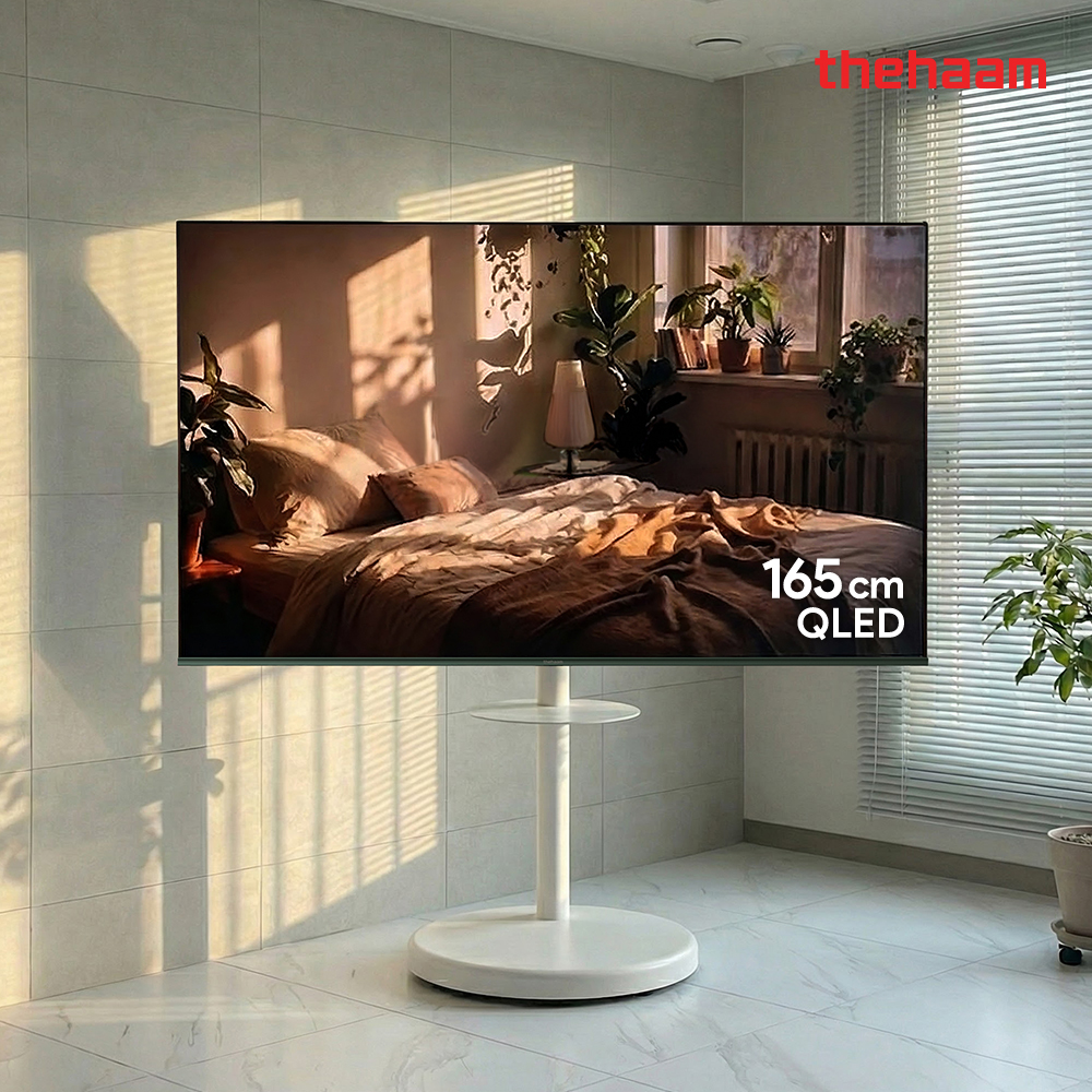 더함 삼탠바이미 165cm (65인치) 스마트 이동식 TV QLED 구글 5.0 울트라패키지 - 상품 이미지