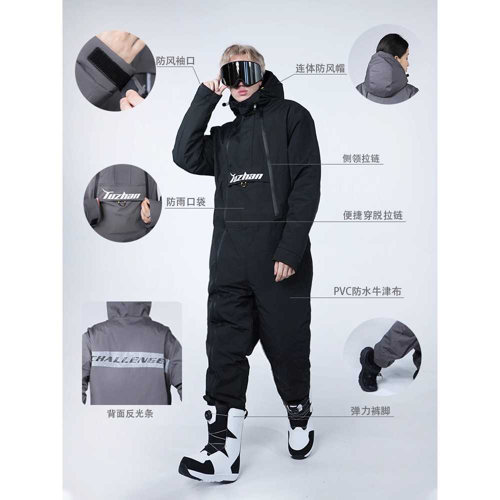 방한 작업복 배달 라이더용 겨울 보온 방풍 방수 점퍼 남성 그레이(L-3XL) - 상세 이미지 3
