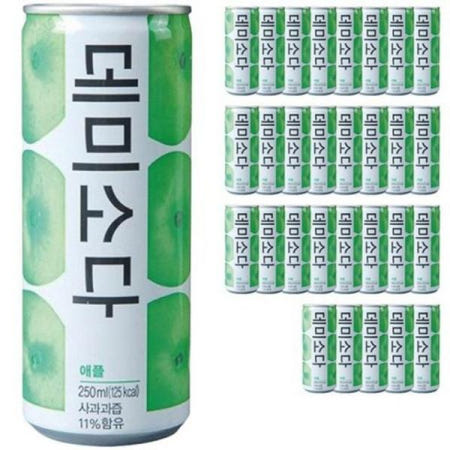 탕비실 데미소다 사과맛 250mlx30ea