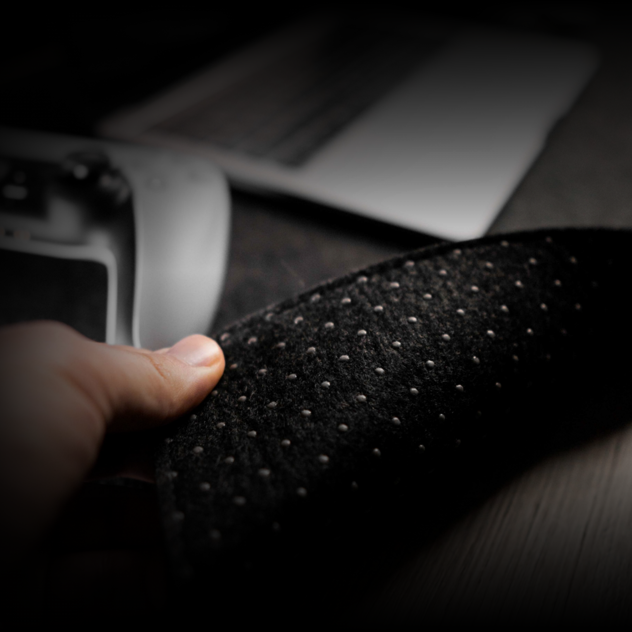 델타허브 미니멀리스틱 데스크패드 책상 펠트 매트 미디엄(30cmx90cm), GREY 이미지 2