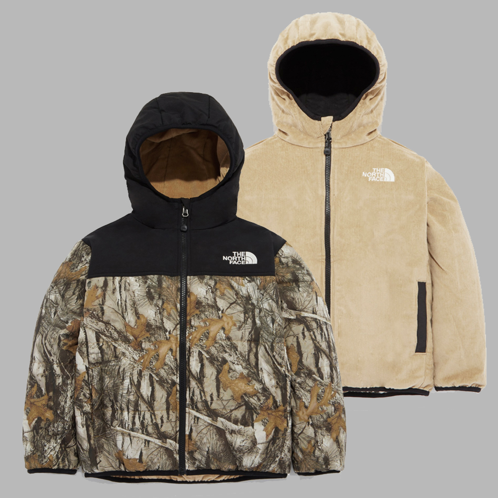 노스페이스키즈 눕시 패딩 노벨티 양면 후드 점퍼 NJ3NQ61S