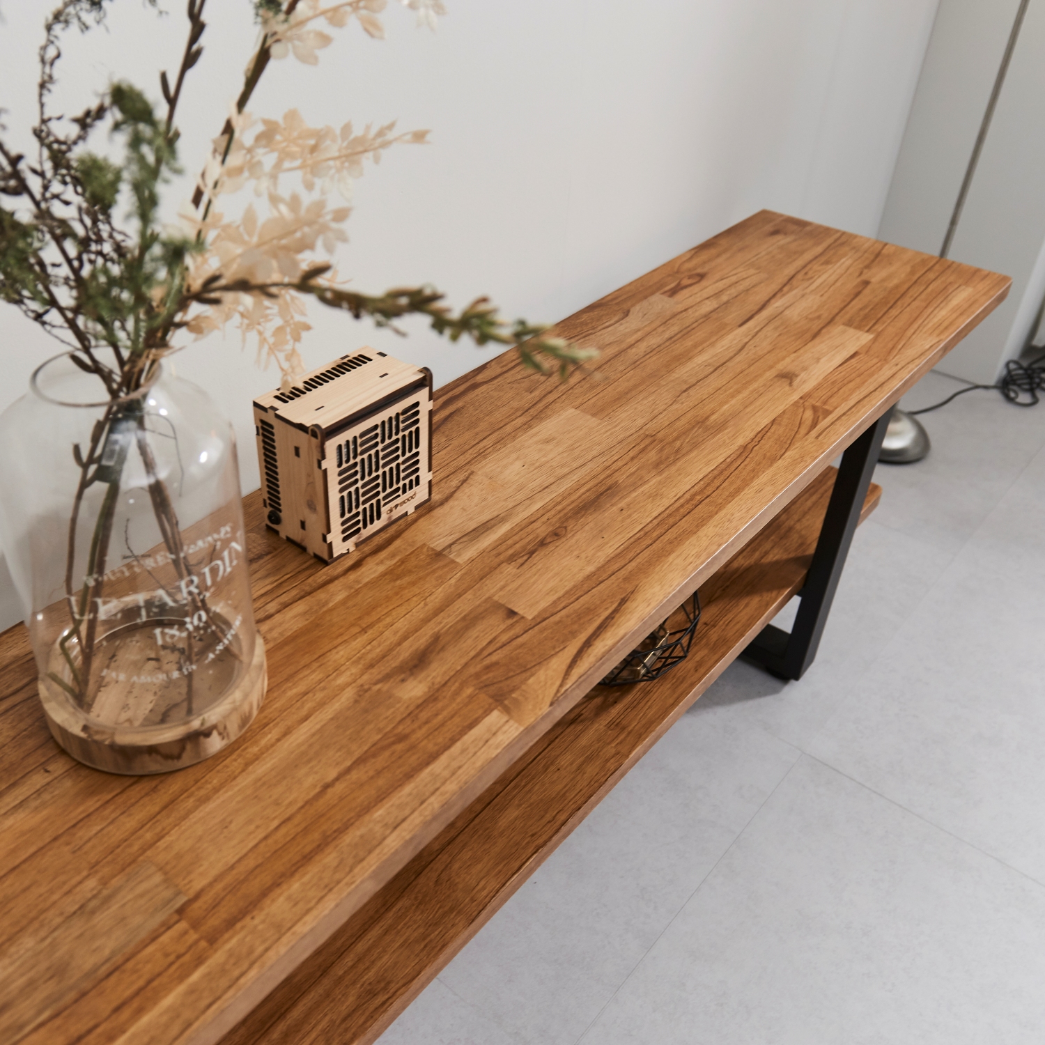 노스포트 참죽 북유럽 원목거실장 티비다이 TV거실장 1500, 월넛