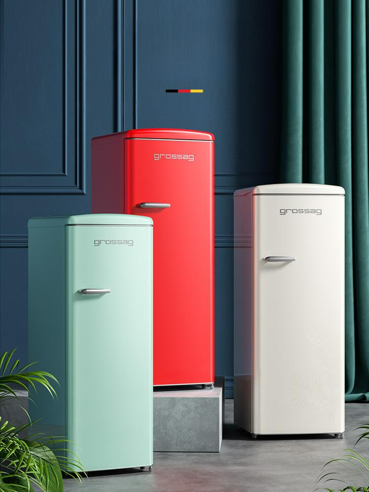 미니원룸냉장고 소형 농막 사무실 저소음 냉장고 독일식 225L 골웨이그린