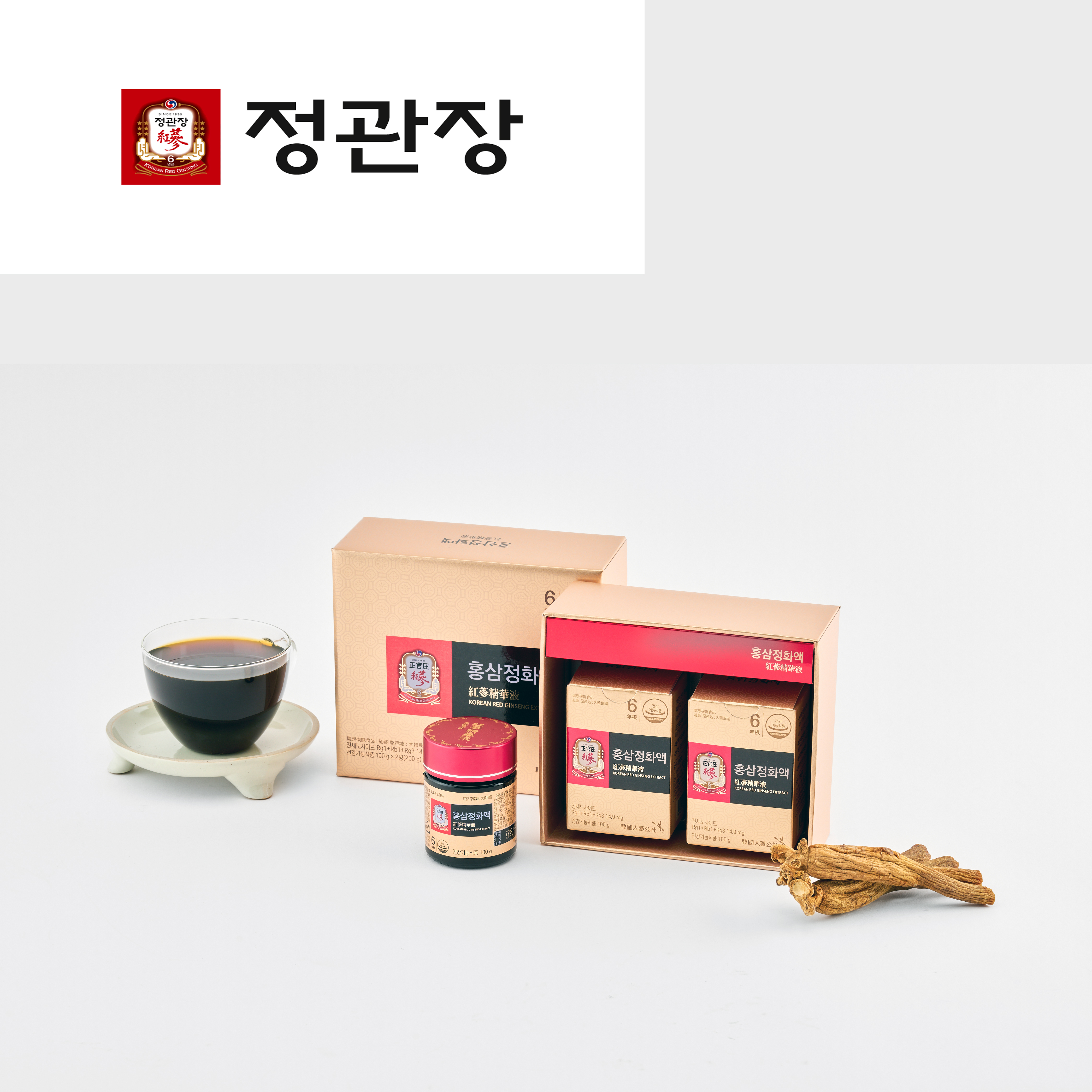 정관장 홍삼 정화액 100g 2병 선물세트 부모님 명절 건강 홍삼농축액 쇼핑백포함 - 상세 이미지 2