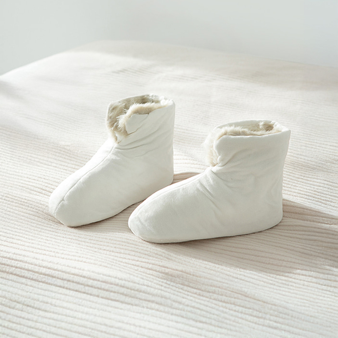 실내화 JOHN LEWIS 털 슬리퍼 255 화이트 5876.3373