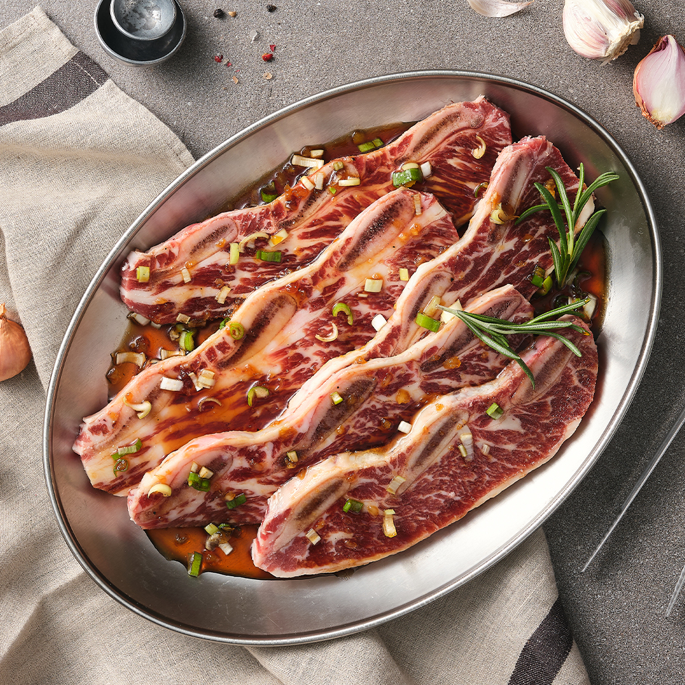 프리미엄 구이용 수입산 소고기 토시살 안창살 300g 2팩 캠핑 음식 - 상세 이미지 4
