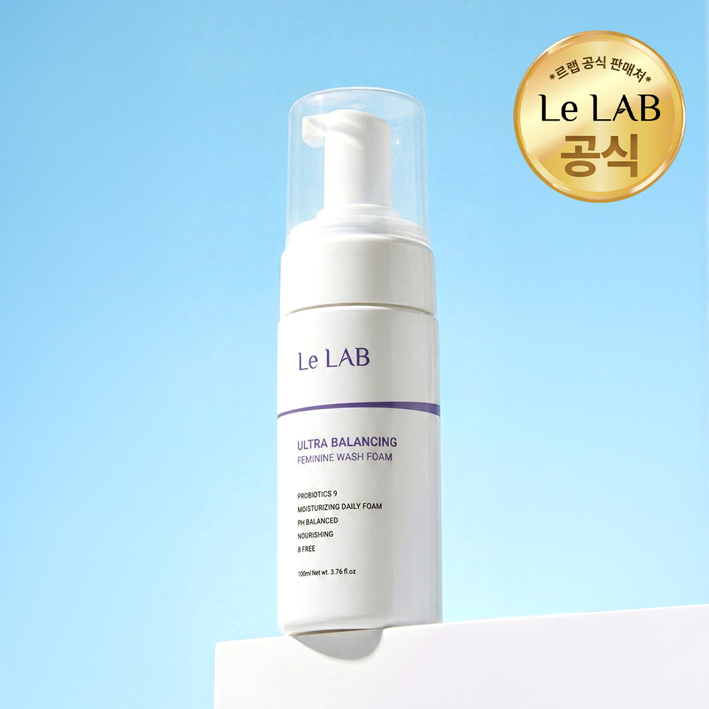 르랩 미산성 여성청결제 저자극 유산균 Y존케어 폼타입 100ml