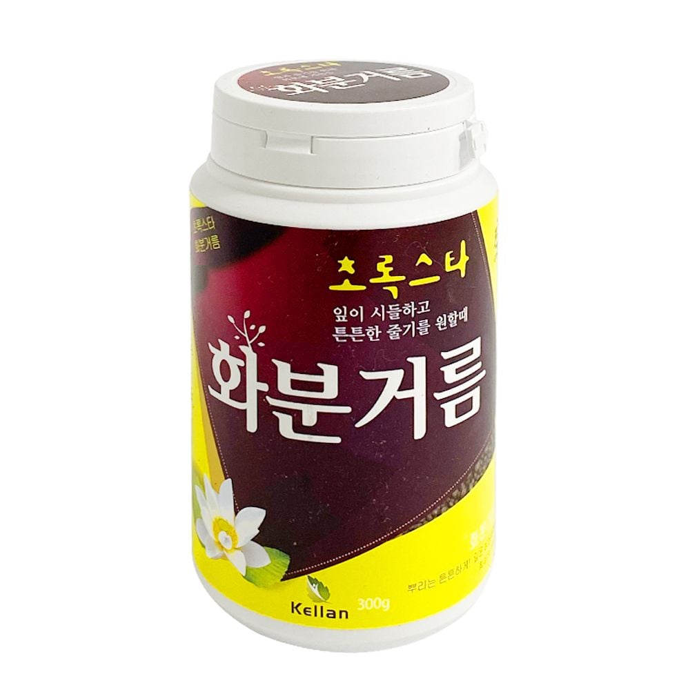 초록스타 화분거름(300g) 알갱이 유기질 화분비료 흙 - 메인 이미지