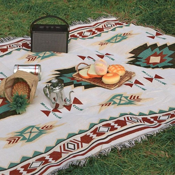 캠핑 98x248cm 카페트 러그 에스닉 담요 차박담요 캠핑블랭킷 차박블랭킷 캠핑러그 차박 - 상품 이미지