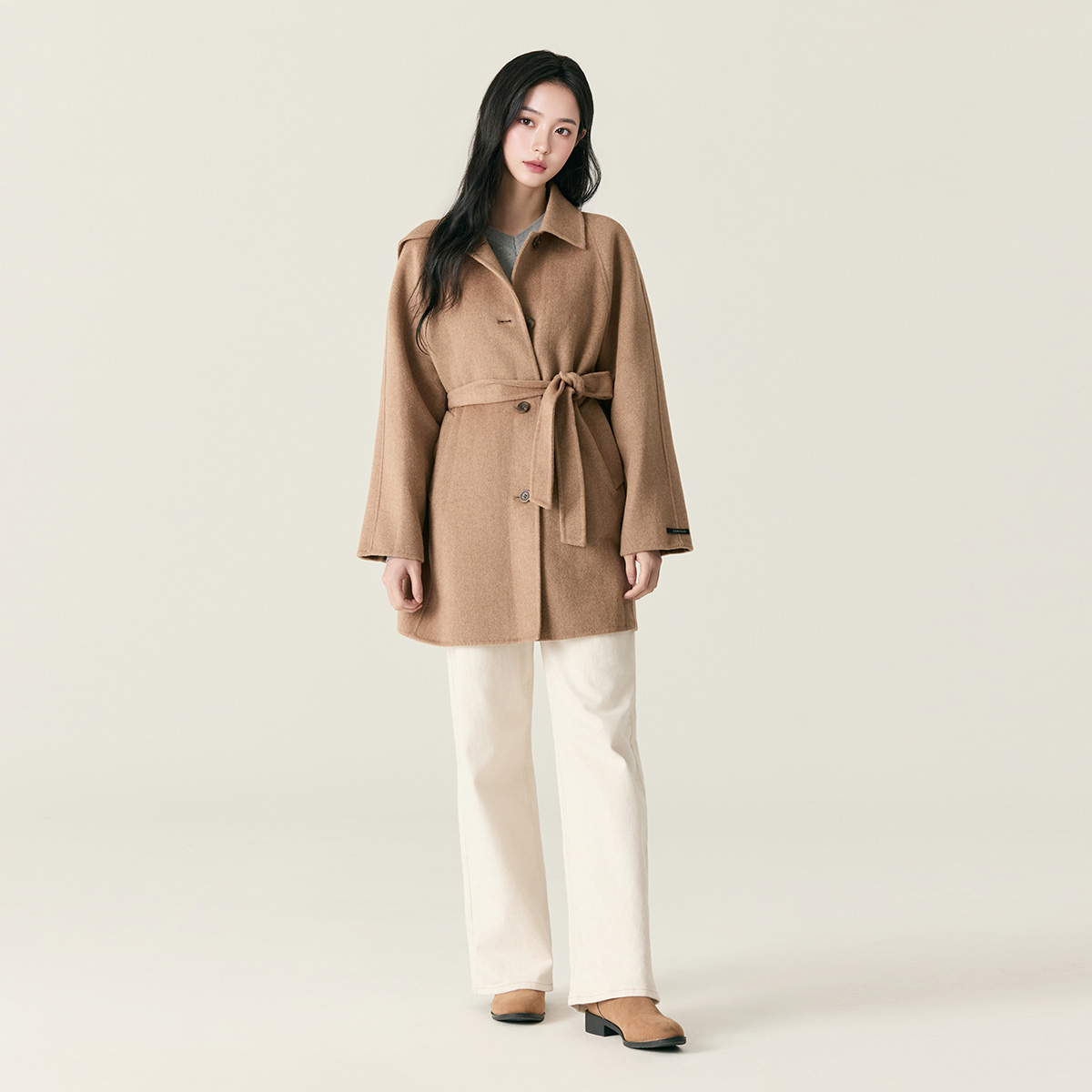 [슈퍼특가] [츄 PICK] 로엠 올데이 벨티드 미디코트 RMJHF4VR22 상세 이미지 6