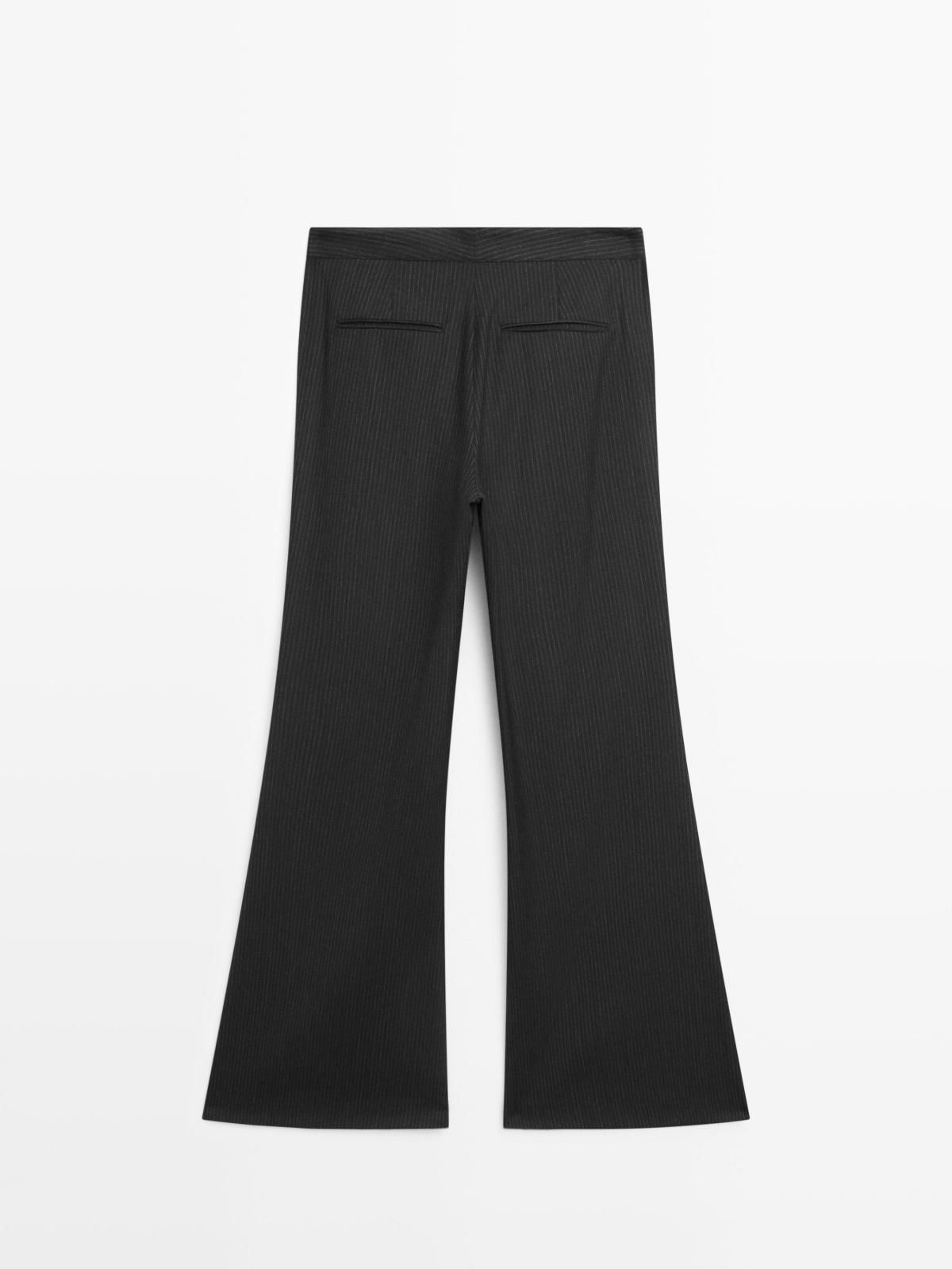 마시모두띠 플레어핏 핀스트라이프 슬랙스 팬츠 5064/564 CHARCOAL - 상세 이미지 4