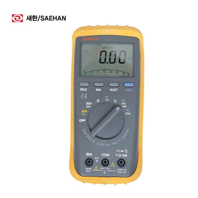 새한 SH-302S 디지털테스터기 AC750/DC1000V - 상품 이미지