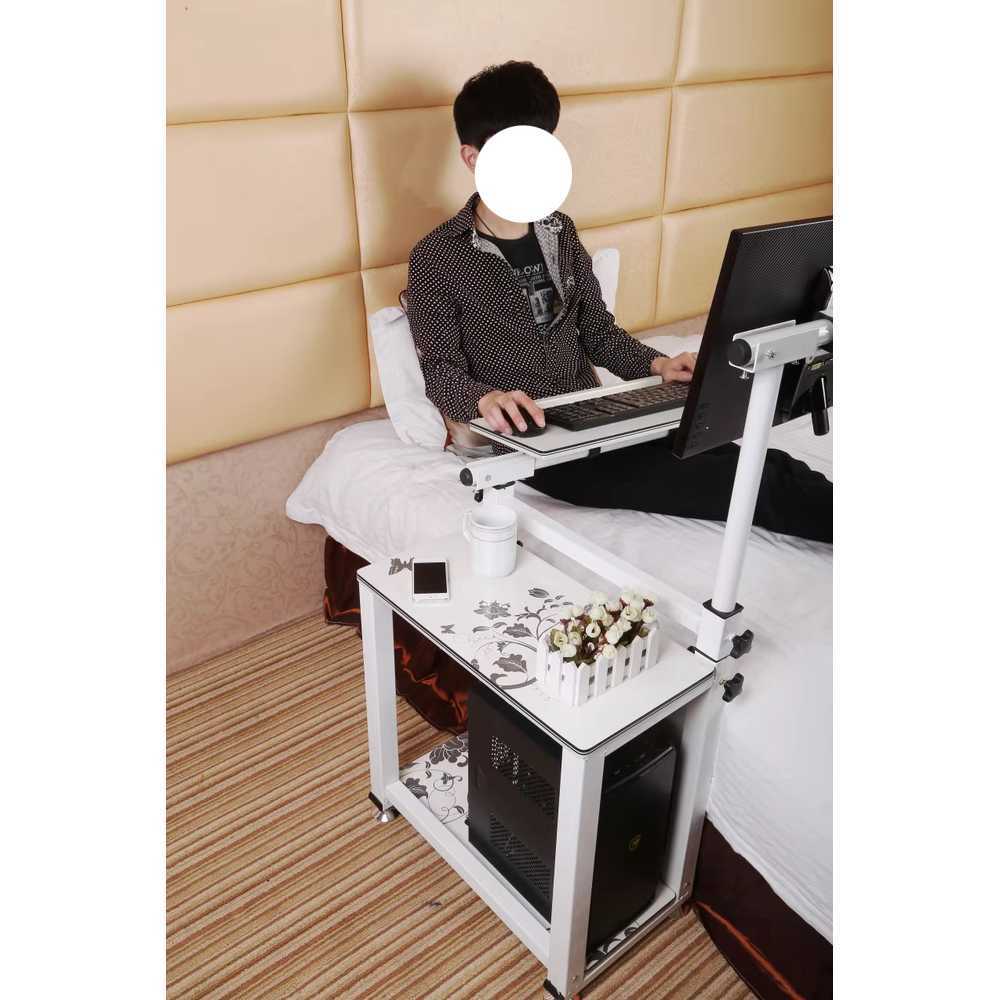 노트북 거치대 침대 컴퓨터 사용 조절 다용도 스탠드 블랙 - 상세 이미지 3