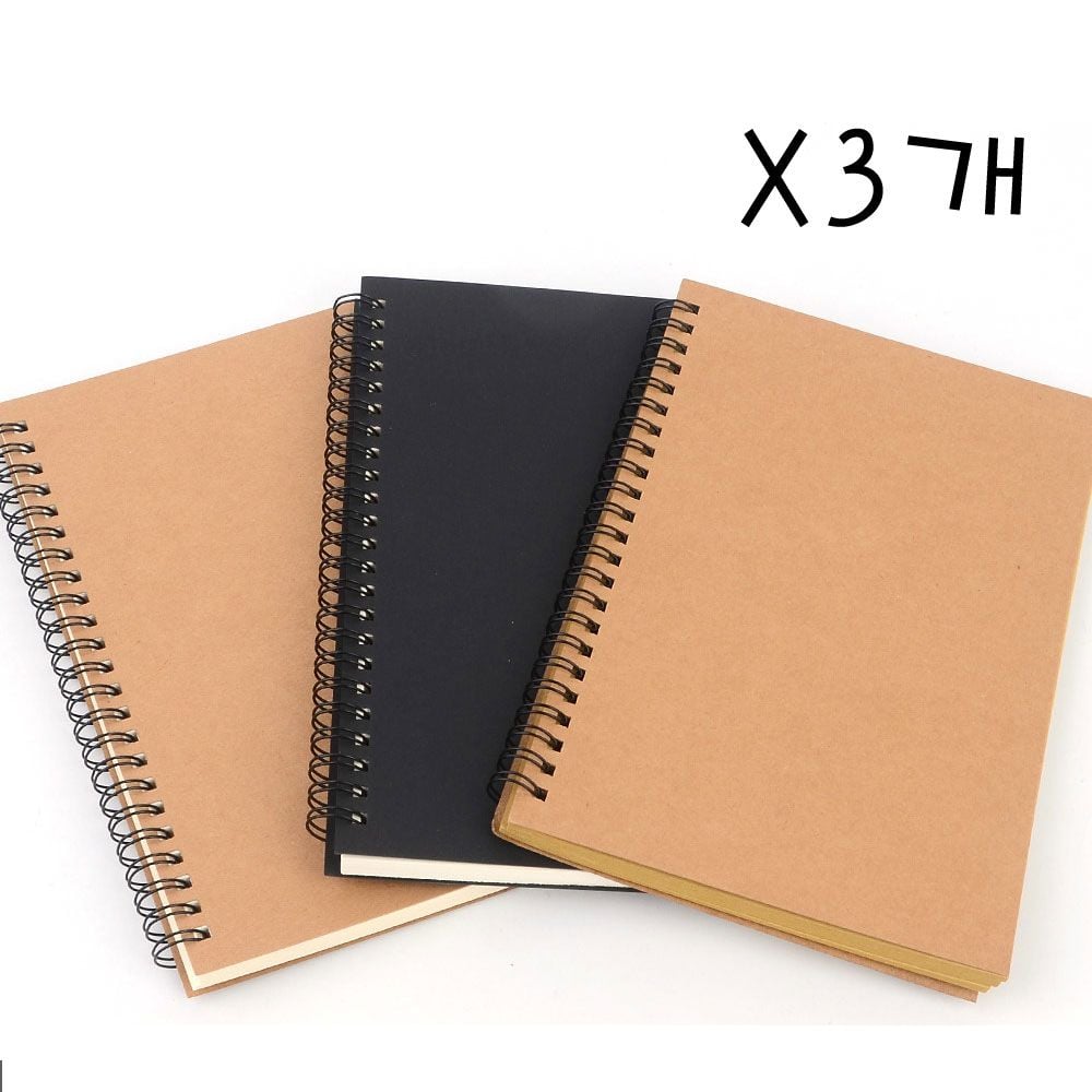 아트패드 노트 클래식 메모장 크라프트 무지노트 X3개 - 상품 이미지