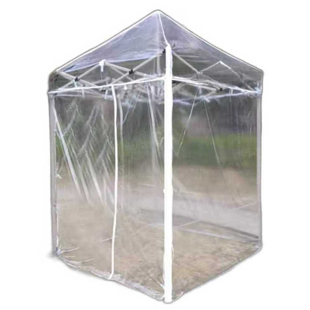 PVC 텐트 투명 천막 야외 방풍 바람막이 방한 쉘터 2x2m - 상품 이미지