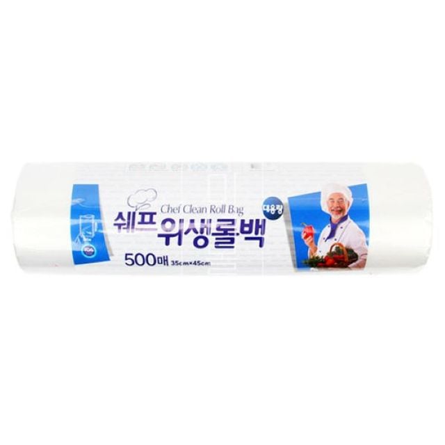 쉐프 위생롤백 (대형) 35x45 500매-10매 - 상품 이미지