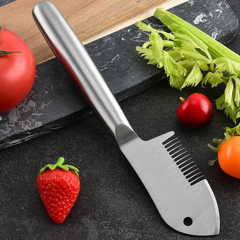 스테인리스 다기능 파 절단기 채소 슬라이서 주방용 파커터 스테인리스스틸 채칼 1개