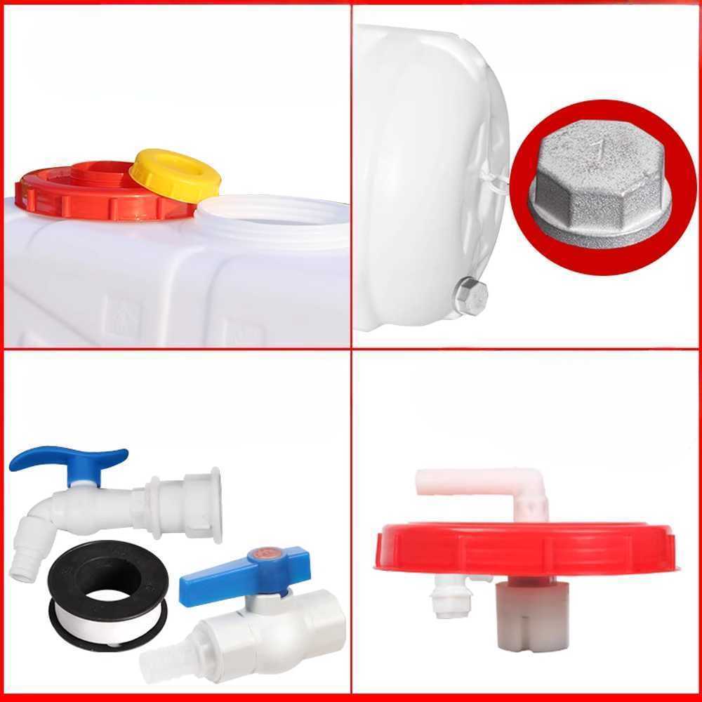사각 물탱크 농업 용수 저장 대용량 급수 농장 시설 화이트 가로형 사각 (550kg) - 상세 이미지 5
