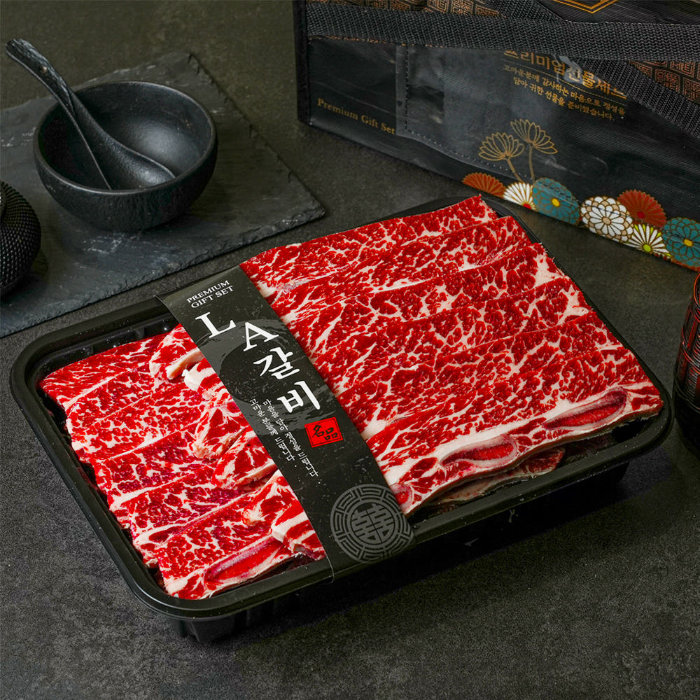 설렘한입 설렘한입 초이스 등급 LA갈비 2kg 선물세트 꽃갈비 - 최저가 89,600원
