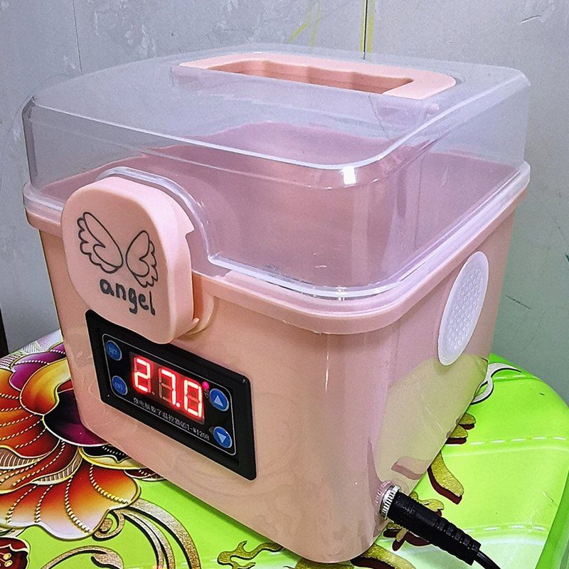 파충류 부화기 도마뱀 인큐베이터 휴대용 부화상자 사육장 뱀 거북이 알 온도조절 자동 - 상품 이미지