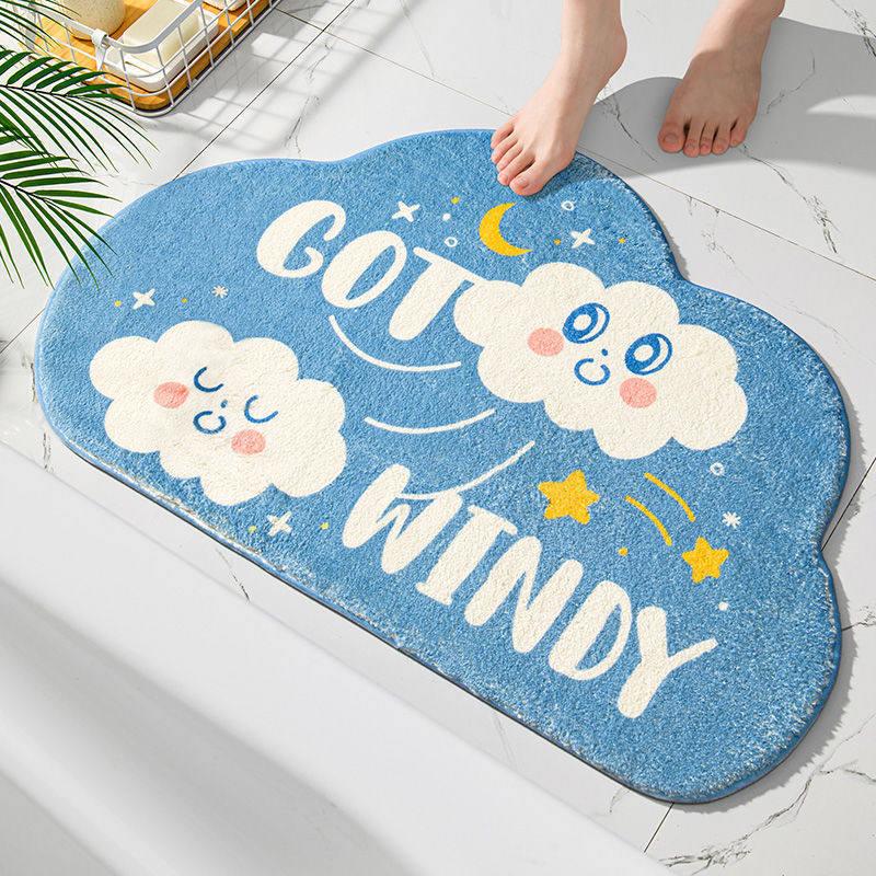 현관 욕실 입구 흡수 발 미끄럼방지 물 발판 매트 바람이 뒤집니다 40 x 60cm - 상품 이미지