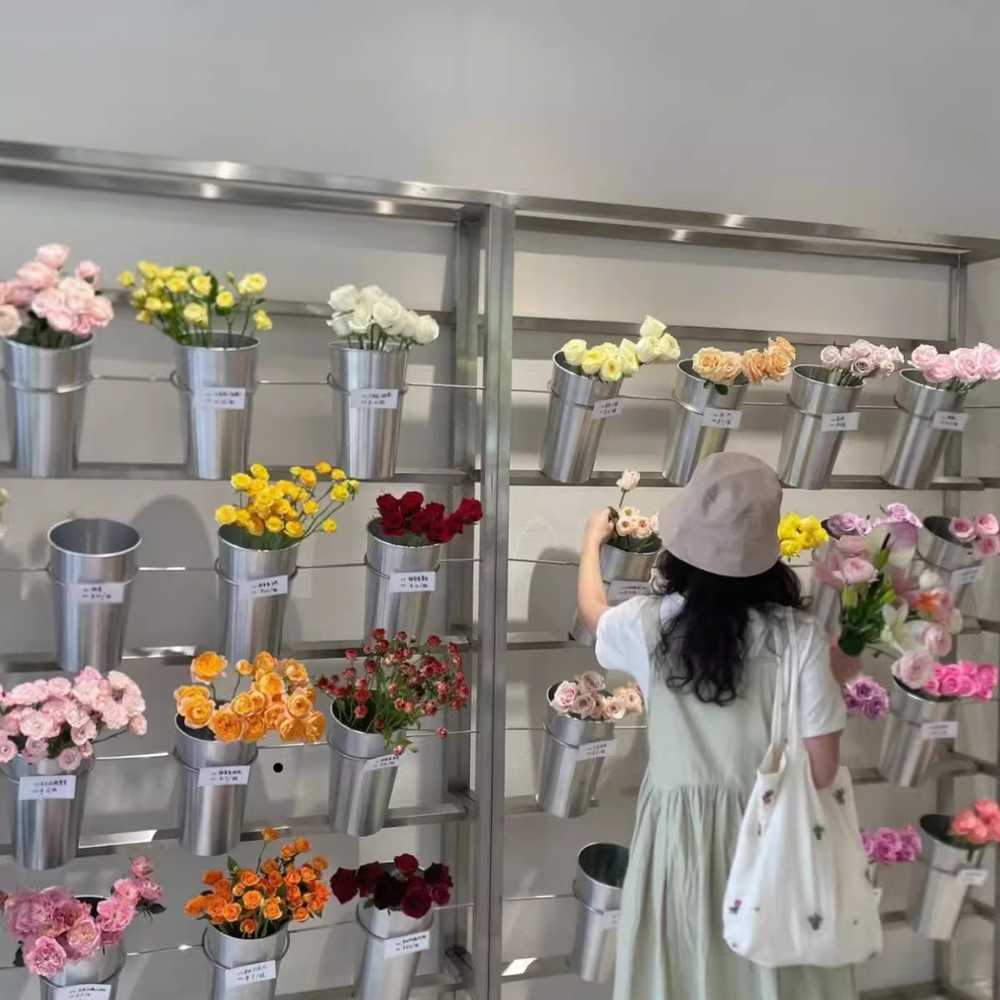 꽃진열대 선반 계단식 베란다 정리대 꽃집 화분 매대 선반 - 상세 이미지 3