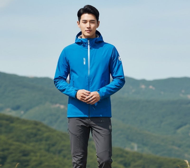 밀레 남자 간절기 드라이엣지 3L 경량 아웃도어 등산 바람막이 자켓 - 상품 이미지