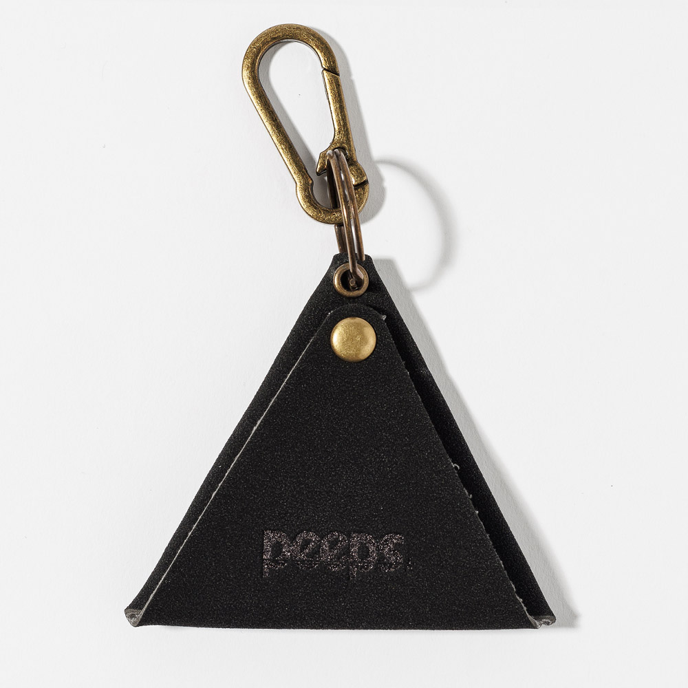핍스 Triangle Pendant Pocket(Black /Brown /Grey) 키링 - 상세 이미지 3
