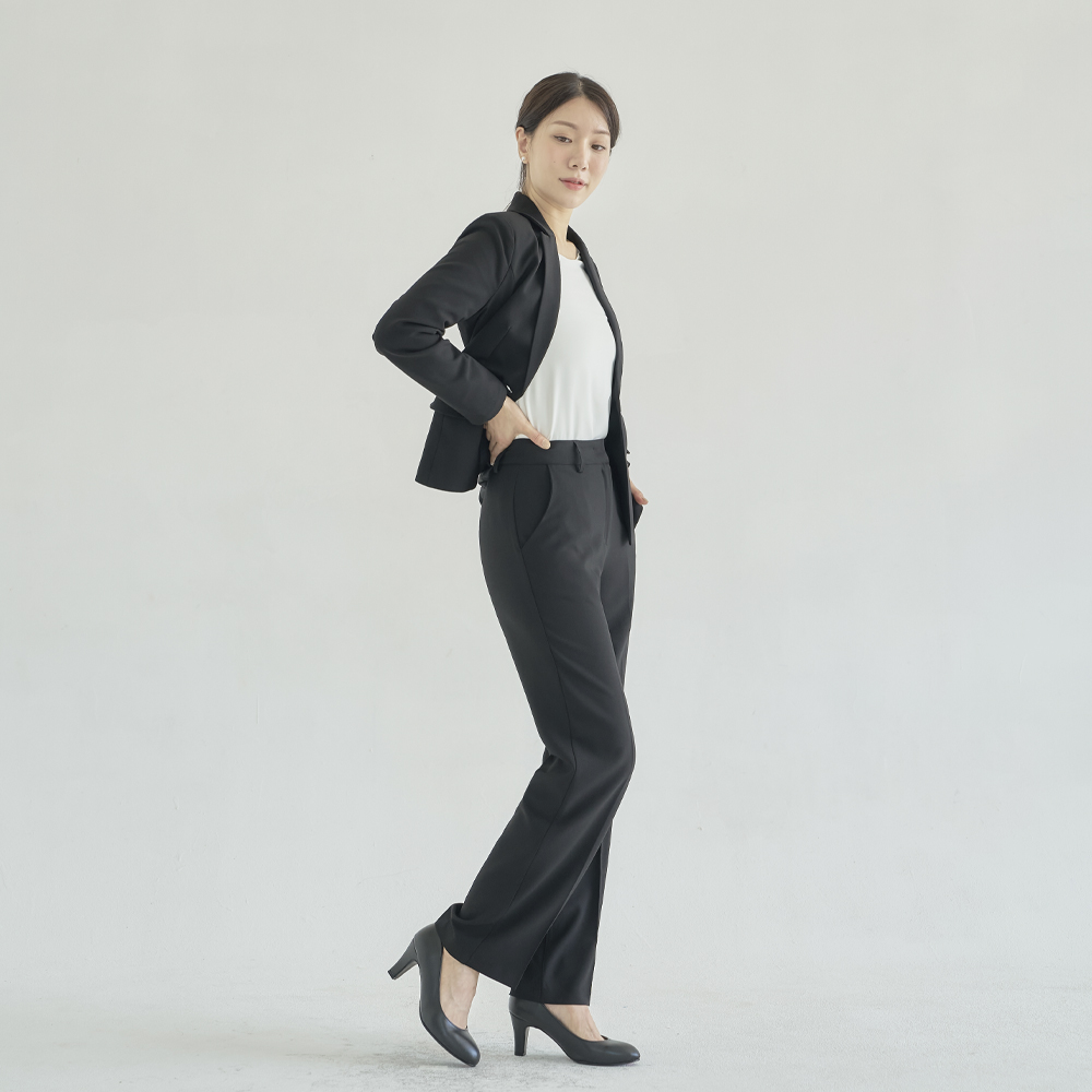 일자 여자 정장 바지 슬랙스 팬츠 빅사이즈 [무지] 이미지 4