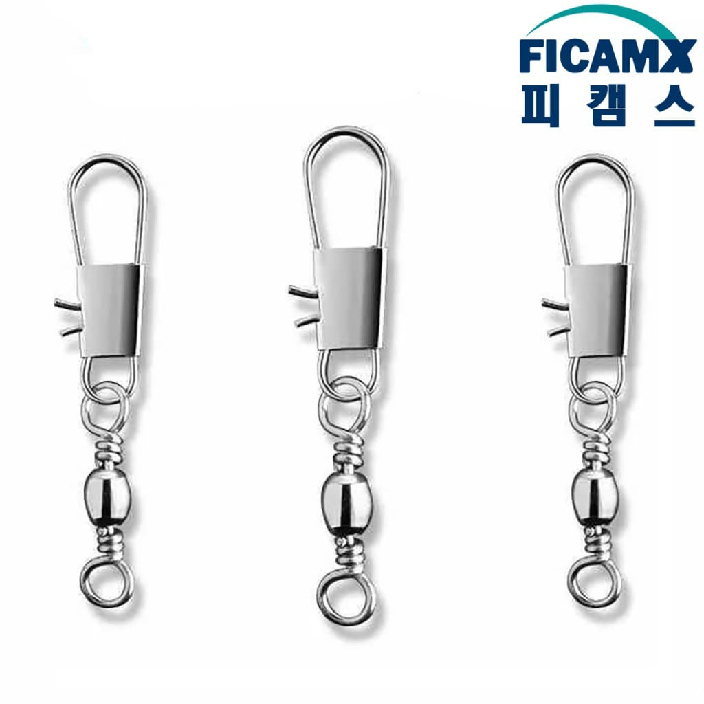 인터락 핀도래 스냅 핀도래 스위벨 쭈꾸미 채비 30개 - 상품 이미지