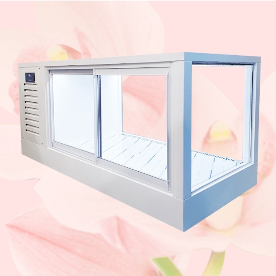꽃집 생화 테이블쇼케이스 900 플라워냉장쇼케이스 꽃진열장 이미지 6