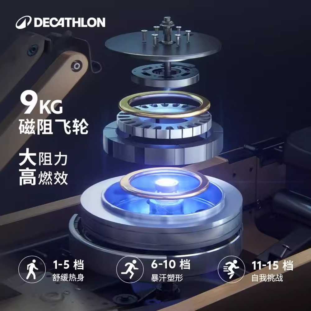가정용 로잉머신 노젓기 실내 조정머신 접이식 홈트 홈로잉머신 - 상세 이미지 4