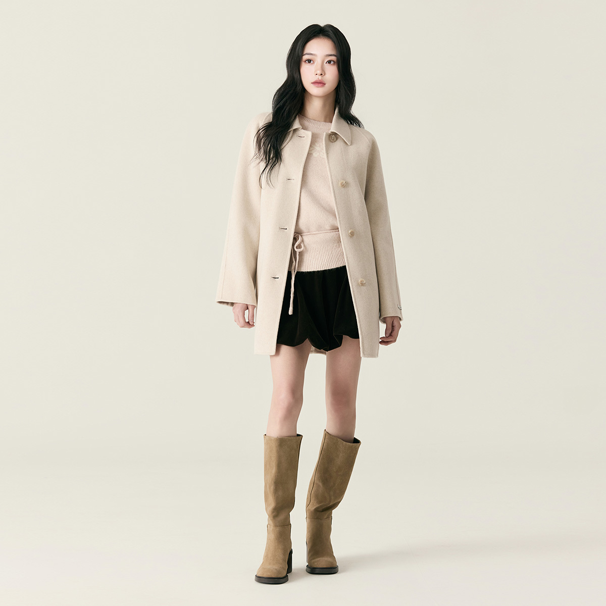 [슈퍼특가] [츄 PICK] 로엠 올데이 벨티드 미디코트 RMJHF4VR22 상세 이미지 3